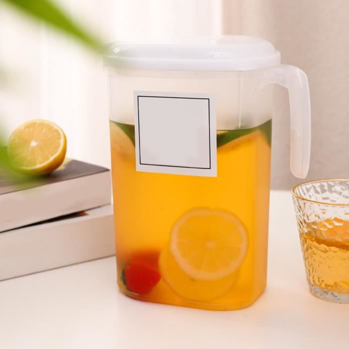 MAGICLULU Pichet à Eau Transparent Avec Couvercle Et Anse