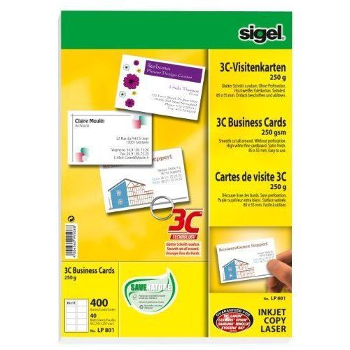 Sigel - LP801 - Cartes de visite - Papier supér…