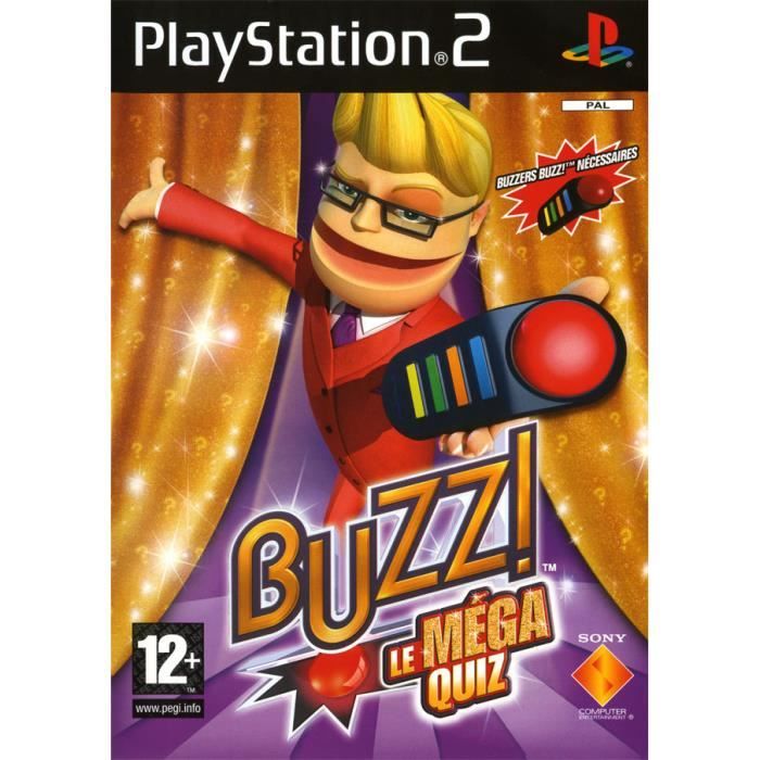 BUZZ LE MEGA QUIZ jeu console ps2