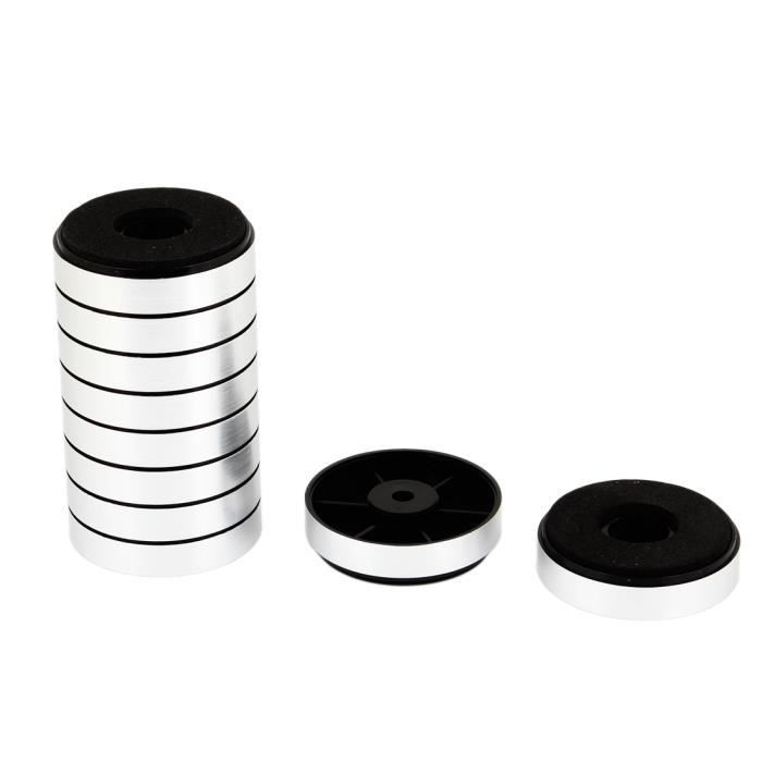 Pieds Autocollants En Silicone Noir - Lot De 8, Dimensions 30 X 15 Mm - Antidérapants, Amortisseurs - 4