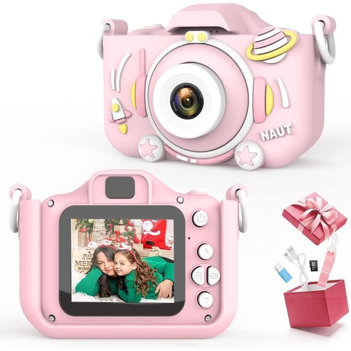 Andoer Appareil Photo Instantané Pour Enfants – 1080p, écran 2.4, Impression Thermique, Lecture MP3, Jeu Et Créativité – Rose, Jaune, Bleu, Vert