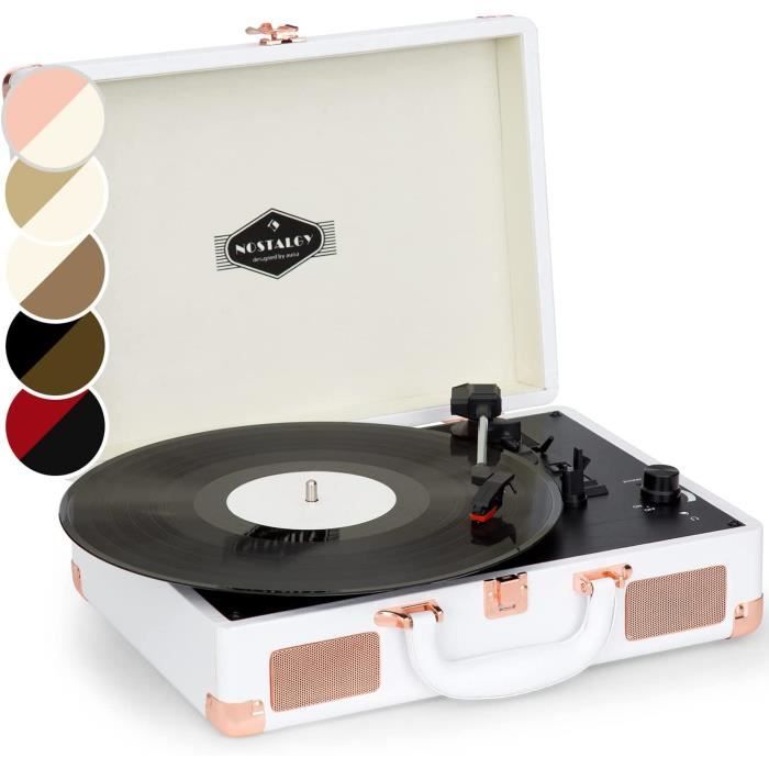 Platine Vinyle Bluetooth S300 Avec Haut-parleurs - Entrainement Par Courroie - Neuve