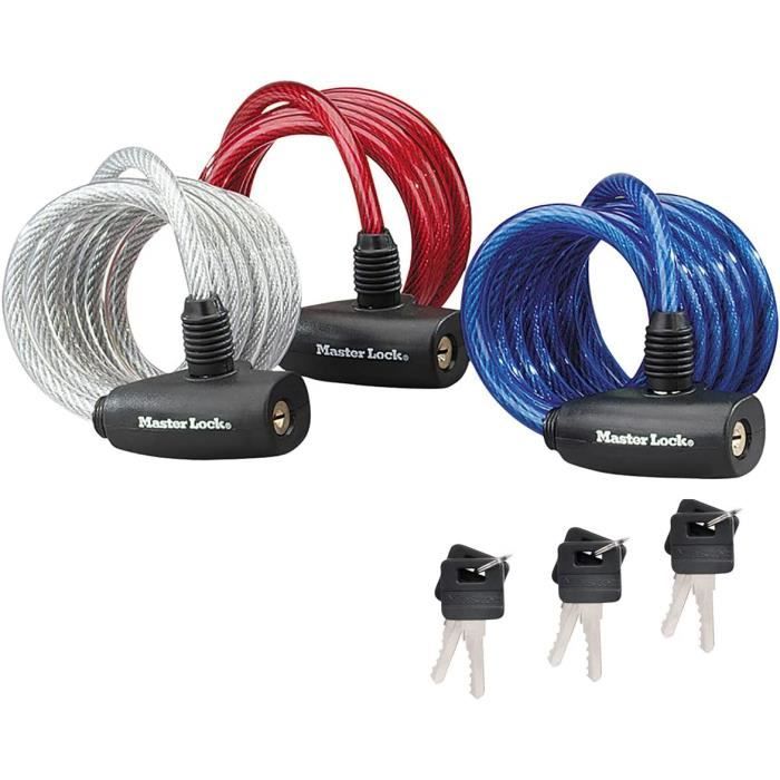 Master lock cable bike lock hot sale