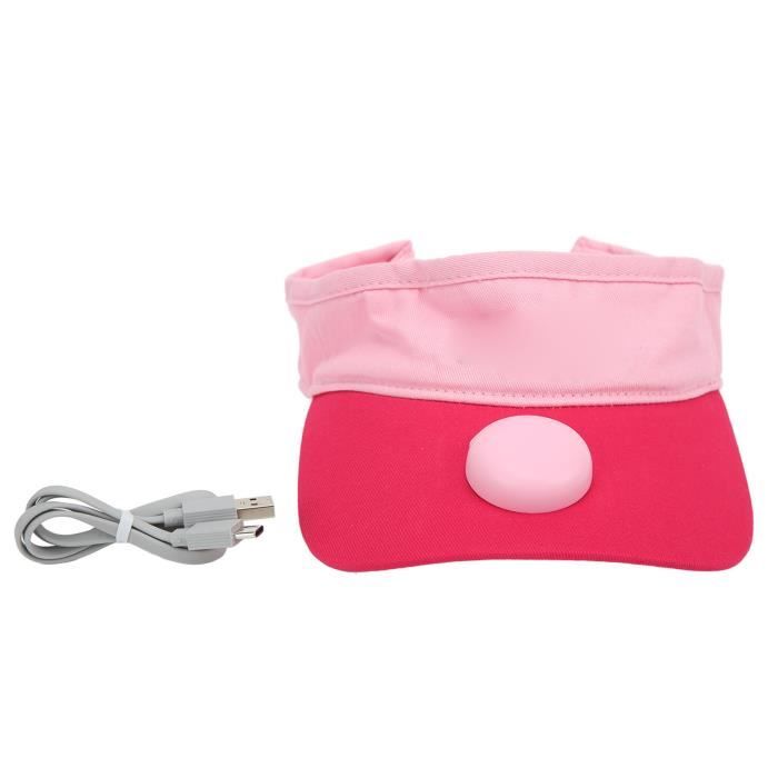 Casquette Avec Ventilateur USB Intégré - 2 Vitesses, Léger, Protection Solaire - Pour Randonnée, Voyage, Sport D'Été