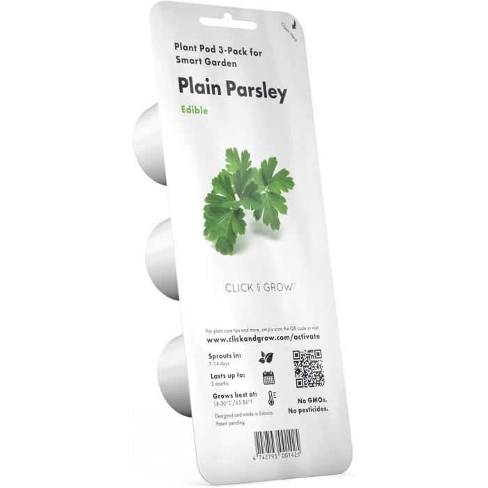 Kit 3 Pods Laitue Romaine Click & Grow - Jardin Intérieur Autonome - Sans OGM Ni Pesticides