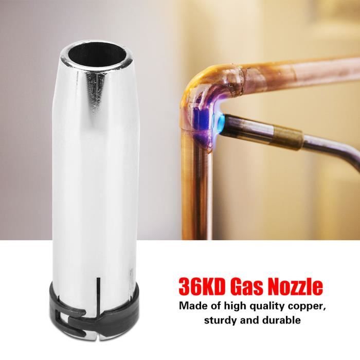 5 Pcs Conique Buse À Gaz 12.5mm Cuivre MIG Buse À Gaz Torche De Soudage Pièces Pour MB 25AK MIG