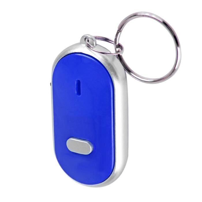 Localisateur De Clés Électronique - Sifflet Vocal 7m - Anti-Perte Blanc - Pour Clés, Portefeuille, Animaux