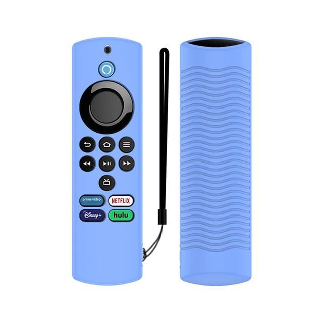 Étui Silicone Protecteur Pour Télécommande Fire TV Stick 3ème Génération - Transparent - Neuf
