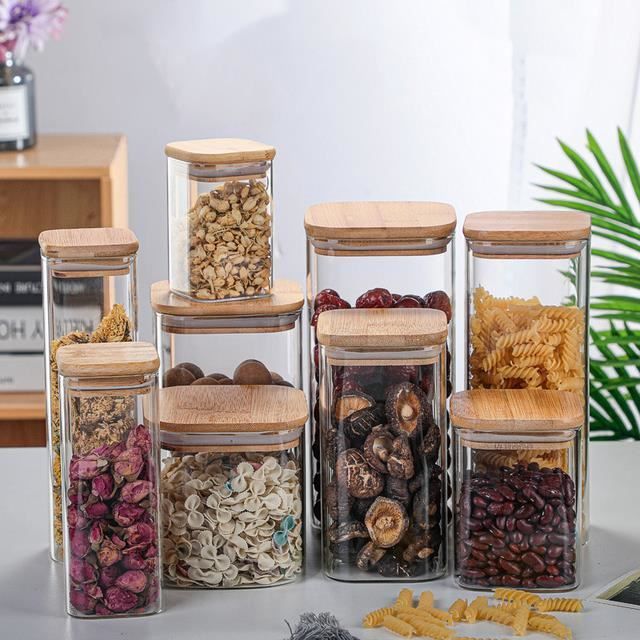 4 Flacons En Verre Carrés 200 Ml Pour Diffuseur D'huiles Essentielles – Bouchon Noir Inclus | DIY, Décoration, Cadeau