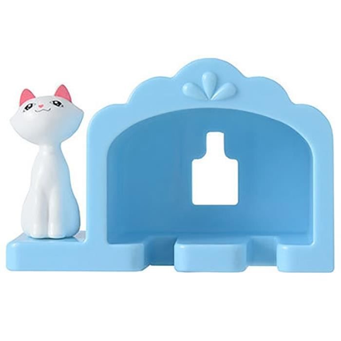 Linkidea Organiseur De Rangement Mural Pour Brosse à Dents Avec Couvercle, 2 Emplacements Pour Brosse à Dents, Support Mural Autocollant Pour Douche, Camping-Car, Salle De Bain (Blanc