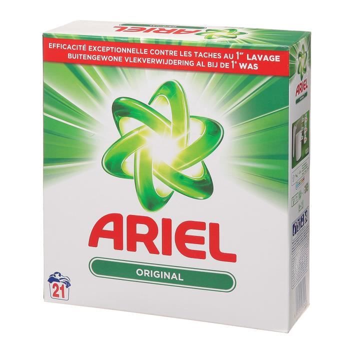 Lessive original 1.365 kg Ariel - Achat / Vente lessive - Cdiscount