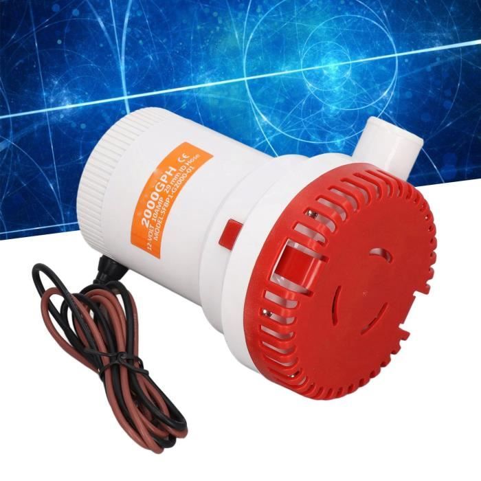 Pompe De Cale 12V 1100 GPH Automatique Submersible - Pour Bateau, Piscine, Évacuation Eau