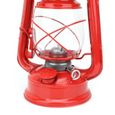 ARAMOX Lanterne au kérosène Lampe à Pétrole Vintage Lanterne de Fer Lampe à Huile de Fête Décoration Cadeau(Rouge)-1