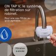 Système de filtration sur robinet - BRITA - ON TAP V - 600 L d'eau filtrée / 4 mois - 3 modes d'utilisations - 5 adaptateurs inclus-1