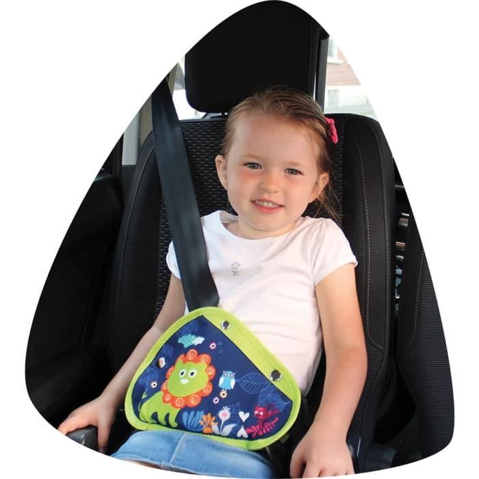 Kind Clip de ceinture de sécurité de voiture coussin de ceinture de  sécurité universel ceinture de sécurité triangle retenue réglable ceinture  de sécurité boucle clip pour bébé enfants adultes 20 x 24