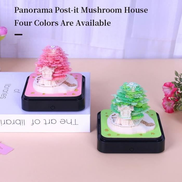 Calendrier De Bureau 2026 Avec Lumières LED - Château 3D