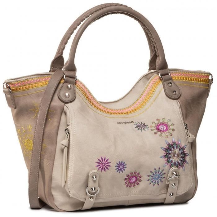 Sacs port s main bols ada rotterdam femme desigual 20saxpae Beige