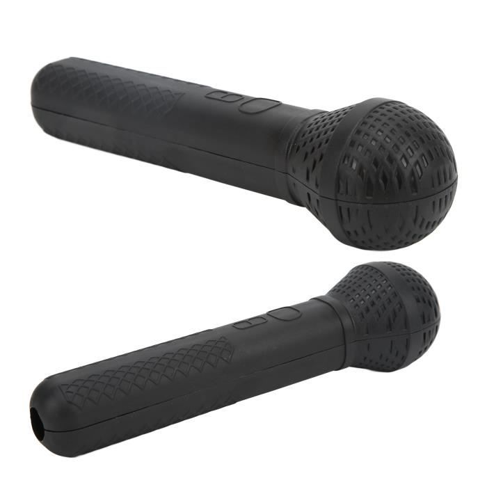 Accessoires de microphone de simulation de biscuits, faux microphones en plastique coloré, ornements de décoration pour la maison, le bar, les faveurs de fête, la photo-photographie