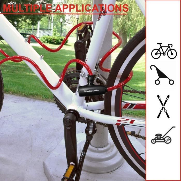 Master lock cable bike lock store