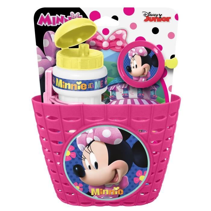 DISNEY MINNIE Combo corbeille bidon sonnette