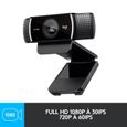 LOGITECH - Webcam Stream Full HD C922 Pro - Noir-2