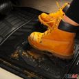 Tapis de sol pour Dacia Duster antidérapants en caoutchouc Noir 5 Pcs-2