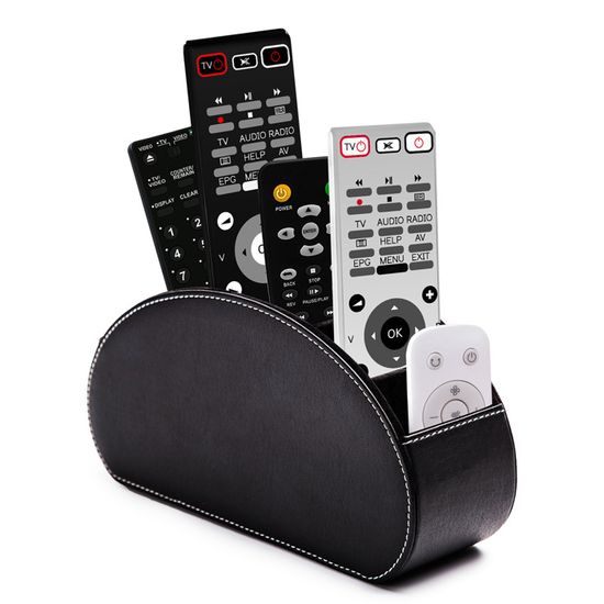 Boîte Distributeur De Mouchoirs + Support Télécommande/téléphone - Organisateur Bureau Gris