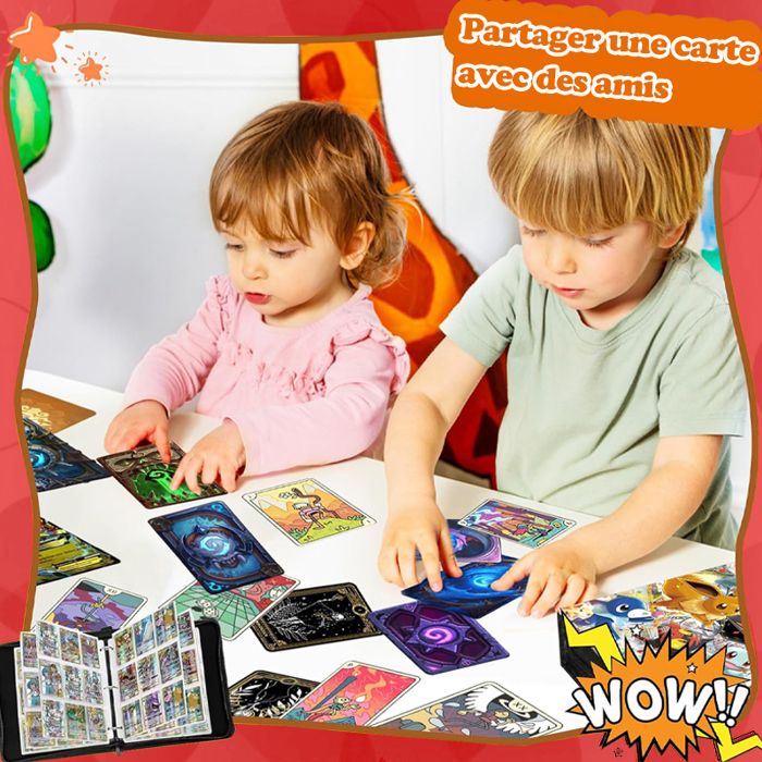 Reliure Pokémon étanche avec fermeture éclair pour 900 cartes