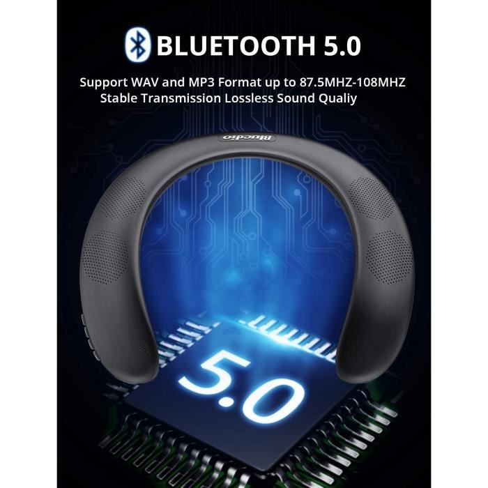 Appareils audio et video portable Enceinte Portable Bluetooth 5.0,Bluedio  HS(Hurricane) Haut Parleur Bluetooth sans Fil, 14787