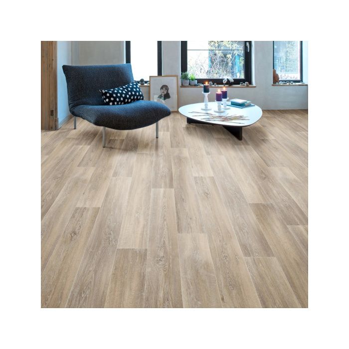 Sol vinyle effet parquet chêne scandinave blond - Rouleau de 3m x 4m ...