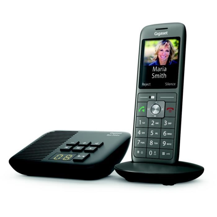 Gigaset CL660A Duo - Téléphone fixe sans fil - Répondeur - 2 combinés -  Gris Anthracite