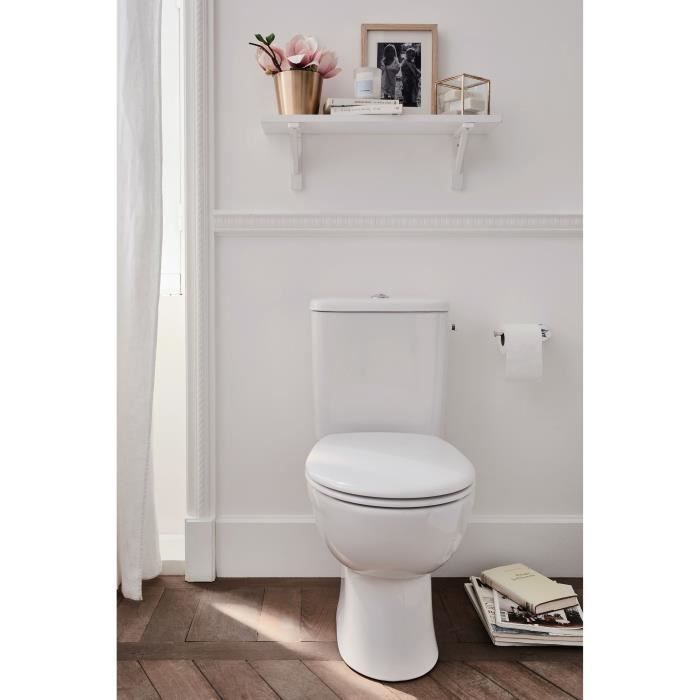 Jacob Delafon E25852-00 WC au sol sans bride Gaspard 3/6L