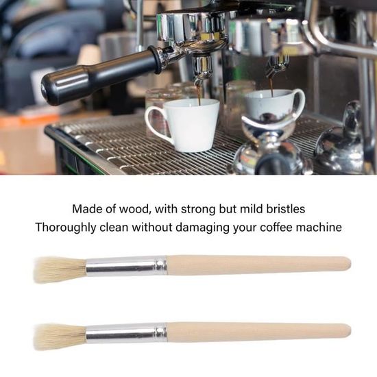 YID brosse de nettoyage de cafetière Brosse de Nettoyage de Machine à café,  Brosse de Nettoyage de electromenager cafetiere