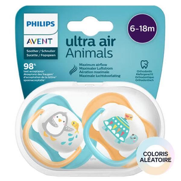Sucettes Ultra-Air Licorne-Fée 6-18 mois - PHILIPS AVENT - Lot de 2 -  Orthodontique - Silicone - Cdiscount Puériculture & Eveil bébé