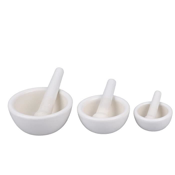 Barre De Ponçage/pilon En Céramique Alimentaire 10 Cm - Pour Mortier, Sauces, Purées - Design Ergonomique - Cadeau Cuisine Original