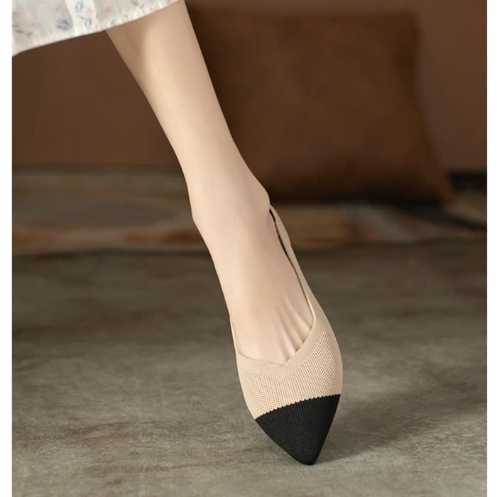 Escarpin talon plat shop