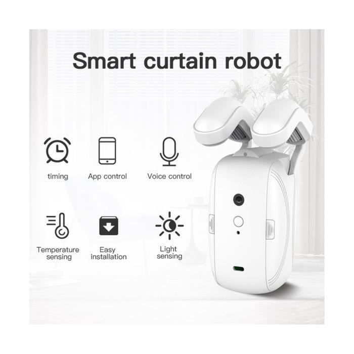 2PCS Tuya Smart Ouvre-Rideau Automatique Bluetooth Roman Rod Rideaux  Commutateur Robot TéLéCommande pour Alexa Google - Cdiscount Bricolage