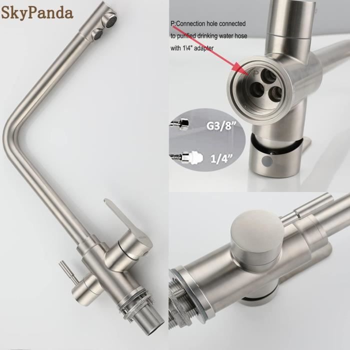 Robinet De Cuisine Extensible Avec Douchette - Robinet De Cuisine Avec