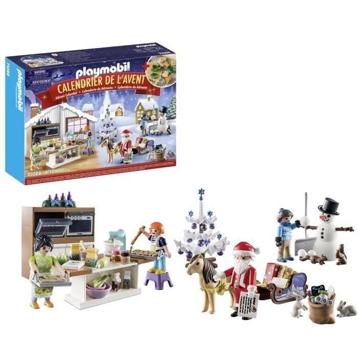 Calendrier De L'Avent Playmobil Pâtisserie De Noël - 24 Surprises + Emporte-Pièces à Biscuits