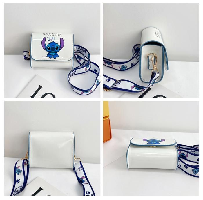 PETLAR Sac Enfant Fille Dessin Animé Bleu - Sac à Main Peluche Doux Bandoulière Réglable - Sac Cabas Mignon Pour Filles Cadeau Anniversaire
