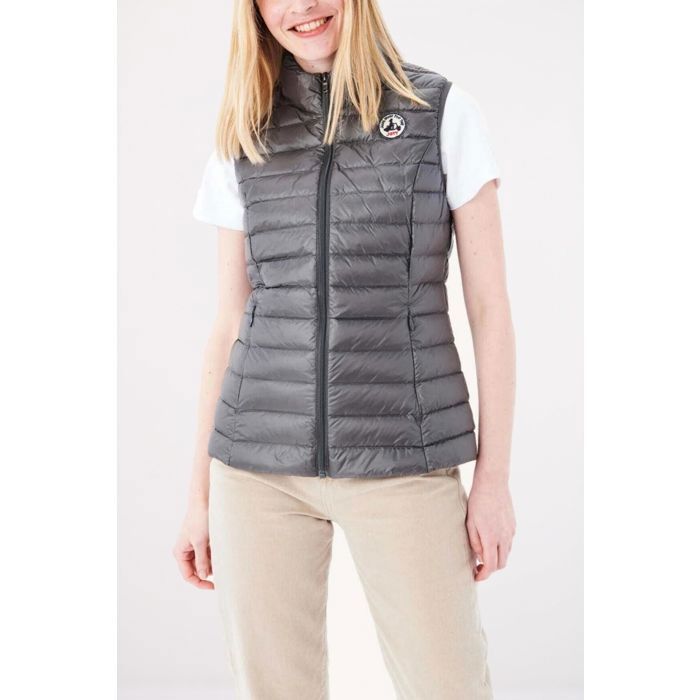 DOUDOUNE JOTT SEDA FEMME SANS MANCHES ANTHRACITE ANTRACITE