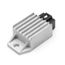 sourcing map 12V M/étal Terminal sans Fil 4 Moto R/égulateur Tension Diode pour GY6-125