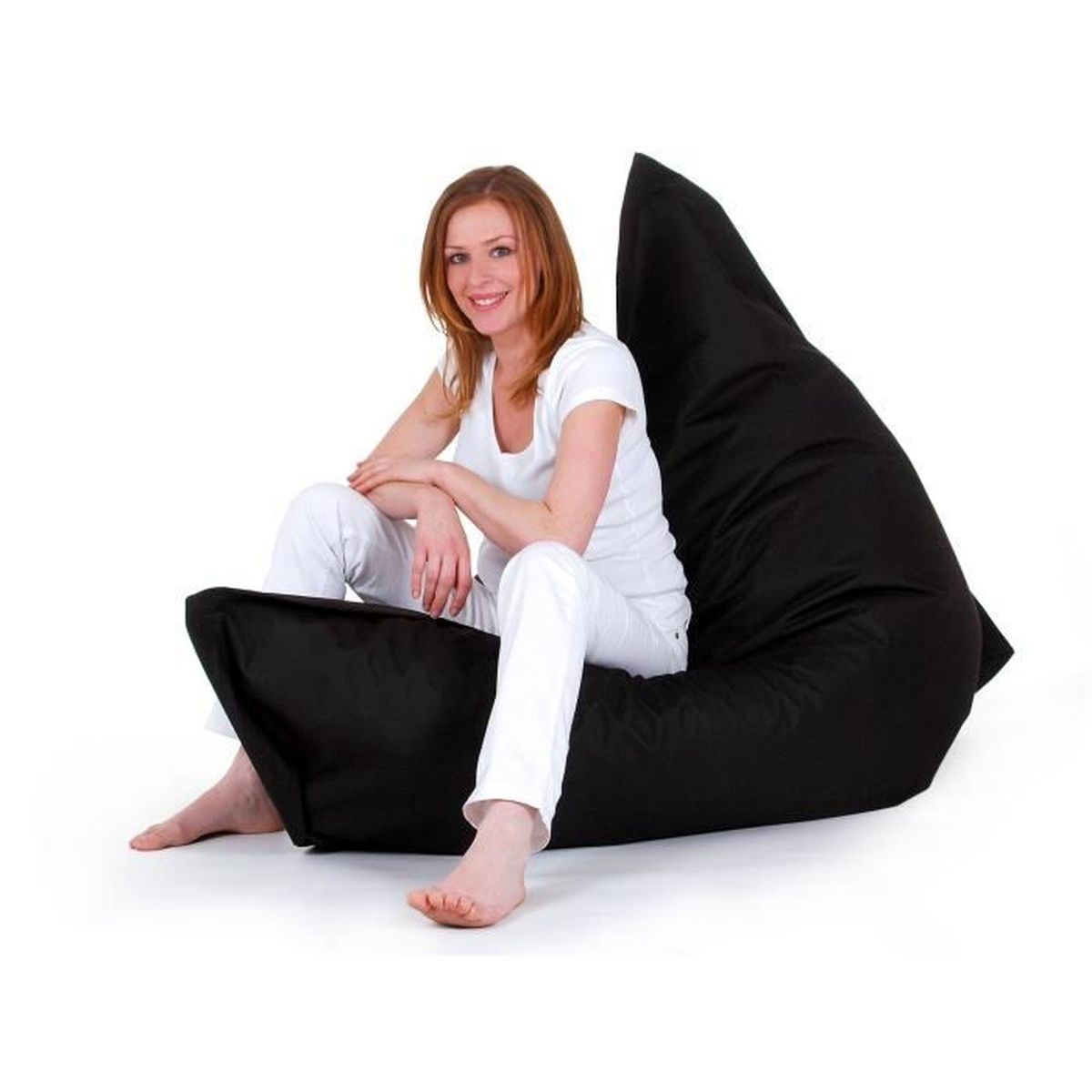 Beliani - Pouf géant XXL 9 x 9 cm noir - Achat / Vente pouf Beliani - Pouf géant XXL 9 x 9 cm noir - Achat / Vente pouf