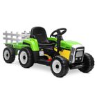 MELISSA & DOUG Playkin - greentruck - Tracteur électrique, véhicule pour enfants, batterie, rechargeable 6V +3 ans