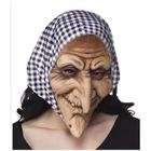 BOLAND Halloween Masque Latex Pro Sorcière Avec Foulard
