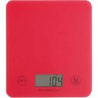 Balance de cuisine électronique DOMOCLIP DOM351R - Rouge - Capacité 5 kg - Précision 1 g - Arrêt automatique
