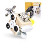 MORI YOSHIDA Busy Board Cubes d'Activités pour Bébés Enfants Jouets Montessori 1+ an Planche d'Activités Jouets de Voyage Jouets en Bois