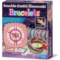 Kit de bracelets d'amitié fluorescents pour enfant - 4M - Jouet créatif
