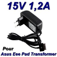 Pour Asus Eee Pad Transformer Tablet TF101 TF101-A1,TF101-A1-CBIL,TF101-B1, TF101-X1 Adaptateur Chargeur Alimentation 15V 1.2A
