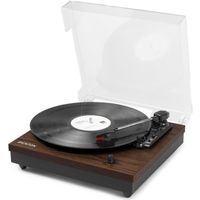 Platine vinyle Bluetooth Fenton RP112D - Bois foncé - Disques 33, 45 et 78 tours